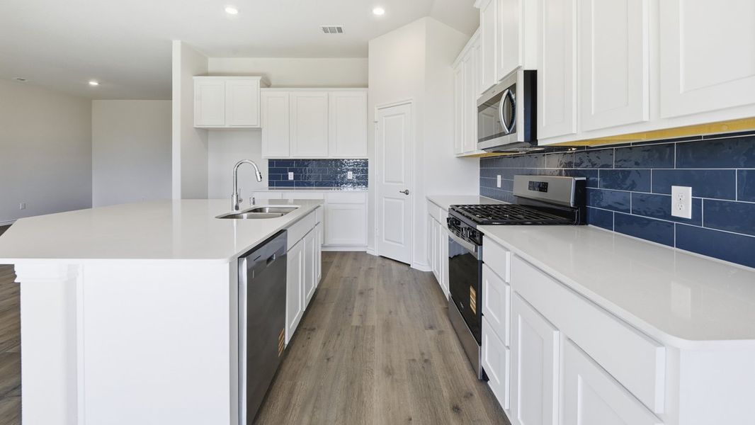 Furnished interior view inside a new home in The Woods at Lindsey Place, Anna (Image 4).
