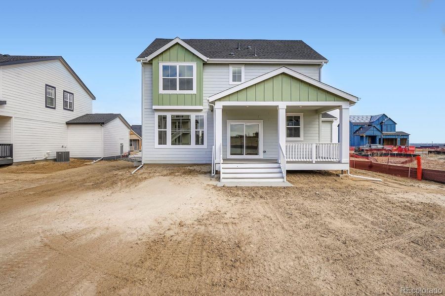 Exterior details and patio area of a home in Independence: The Pioneer Collection, Elizabeth (Image 2). Exterior details and patio area of a home in Independence: The Pioneer Collection, Elizabeth (Image 2).