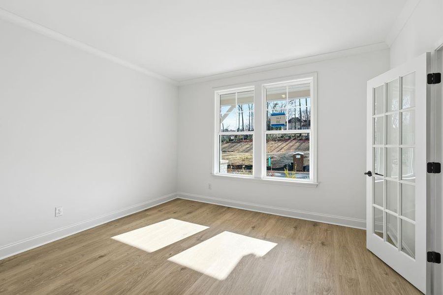 Spacious, unfurnished interior of a new home in Reserve at Hickory Walk, Kennesaw (Image 38). Spacious, unfurnished interior of a new home in Reserve at Hickory Walk, Kennesaw (Image 38).