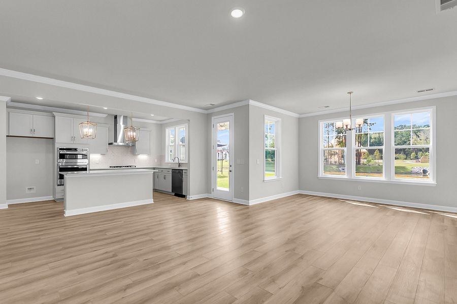 Spacious, unfurnished interior of a new home in Pineland Preserve, Summerville (Image 26).