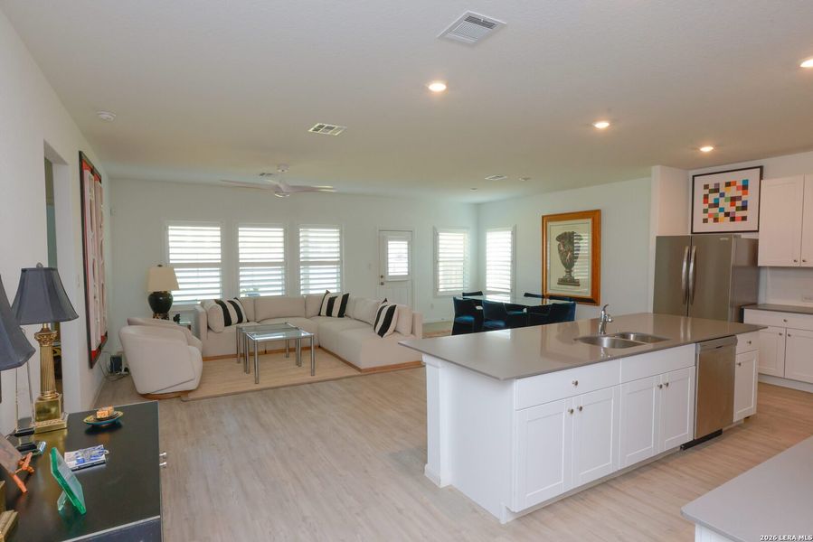 Furnished interior view inside a new home in Hidden Trails, Bulverde (Image 37).