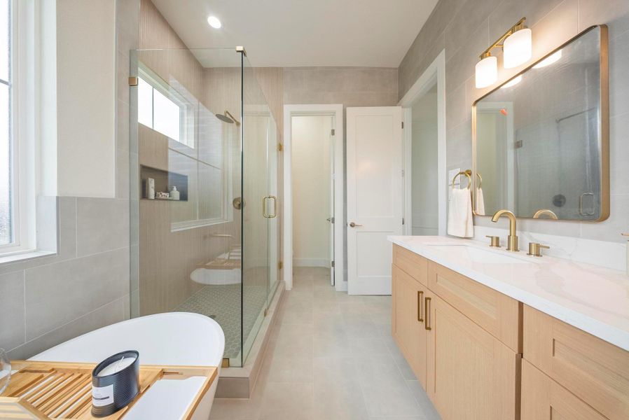 Furnished interior view inside a new home in , Houston (Image 10).