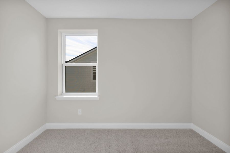 Representative unfurnished interior of a home built from the Palmetto by Riverside Homes in Mariposa at EverRange, Jacksonville (Image 50).