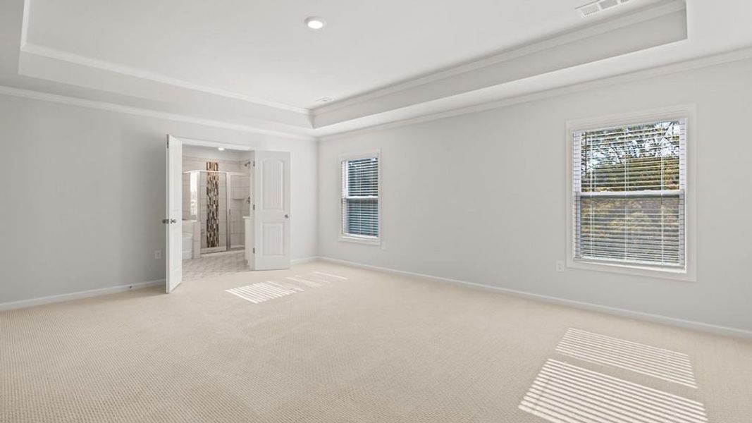 Spacious, unfurnished interior of a new home in Hamptons at Riverwood East, Dallas (Image 25). Spacious, unfurnished interior of a new home in Hamptons at Riverwood East, Dallas (Image 25).