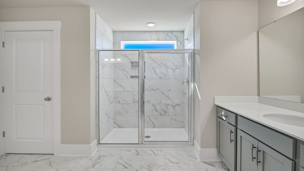 Furnished interior view inside a new home in Shell Pointe, Gilbert (Image 24).