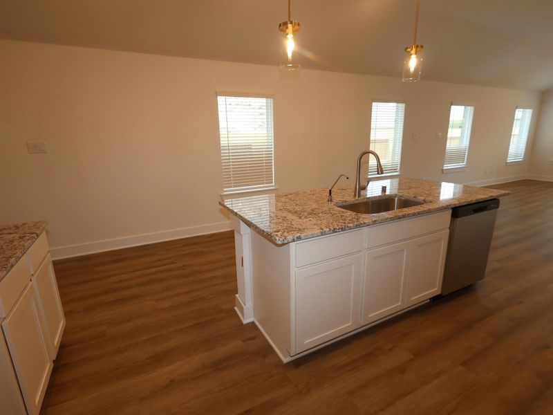 Furnished interior view inside a new home in Marvida, Cypress (Image 7).