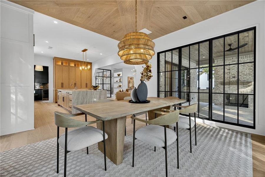 Furnished interior view inside a new home in , Atlanta (Image 8).