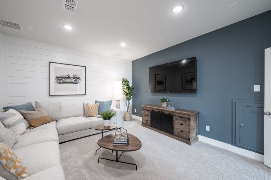 Representative furnished interior of a home built from the Tanager by Tri Pointe Homes in Clopton Farms, Montgomery (Image 14). Representative furnished interior of a home built from the Tanager by Tri Pointe Homes in Clopton Farms, Montgomery (Image 14).