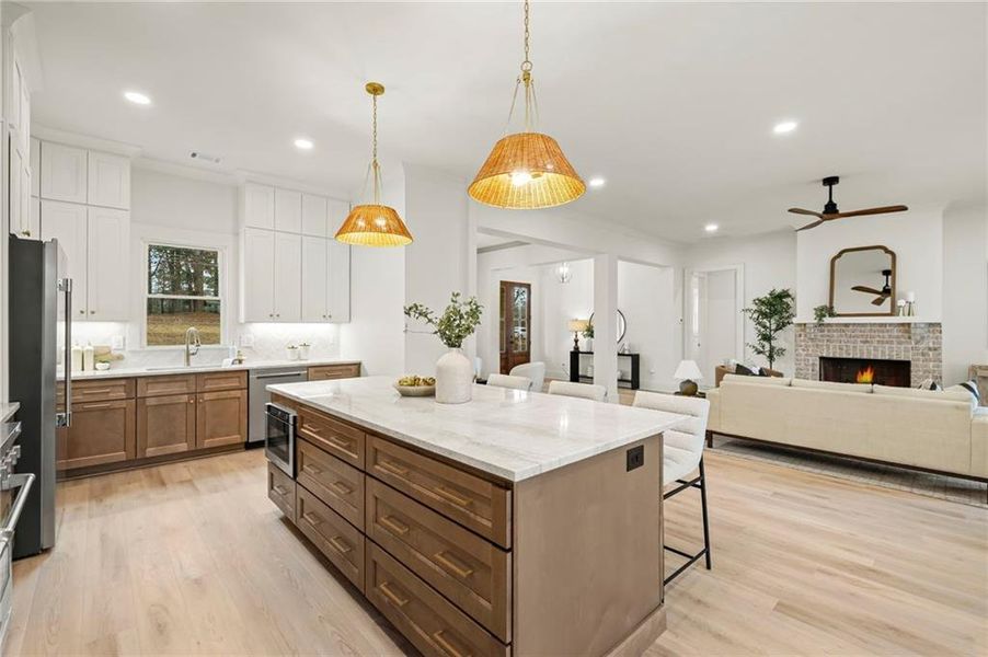 Furnished interior view inside a new home in , Canton (Image 37).