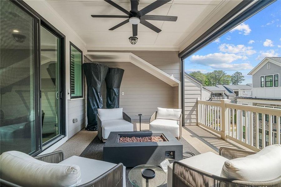 Exterior details and patio area of a home in , Alpharetta (Image 21).