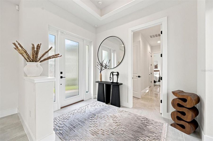 Furnished interior view inside a new home in , Bradenton (Image 8). Furnished interior view inside a new home in , Bradenton (Image 8).