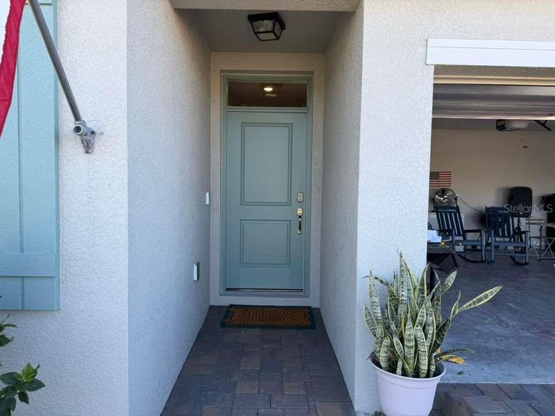 Exterior details and patio area of a home in Burnt Store Village, Punta Gorda (Image 22).