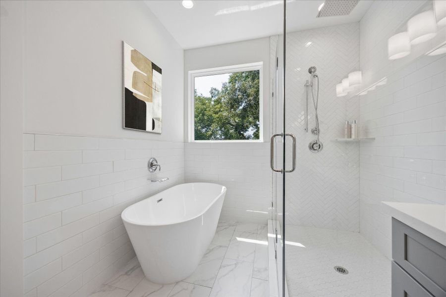 Furnished interior view inside a new home in , Houston (Image 19).
