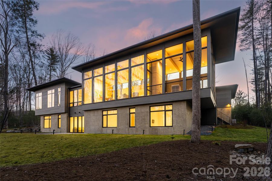 Exterior details and patio area of a home in , Asheville (Image 4).