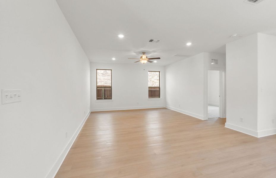 Spacious, unfurnished interior of a new home in Cameron Place, Austin (Image 17). Spacious, unfurnished interior of a new home in Cameron Place, Austin (Image 17).