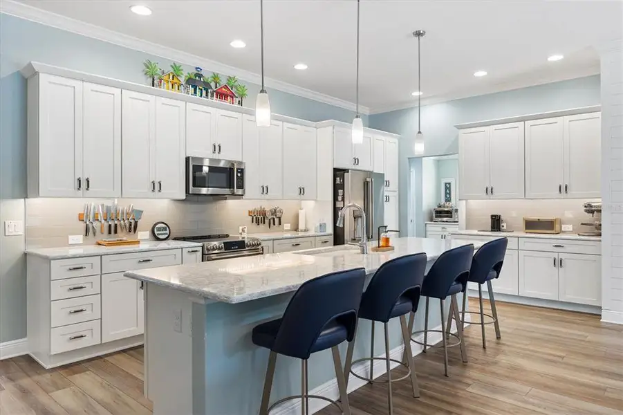 Furnished interior view inside a new home in , The Villages (Image 20).