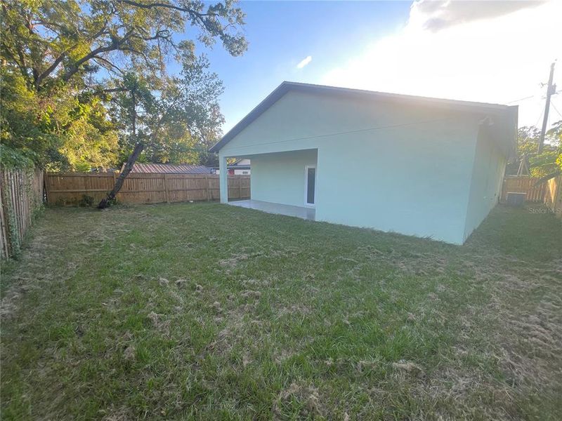 Exterior details and patio area of a home in , Tampa (Image 3). Exterior details and patio area of a home in , Tampa (Image 3).