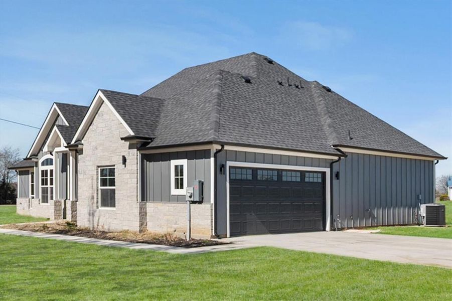 Front exterior of a new home in , Grandview, TX, highlighting curb appeal (Image 22).