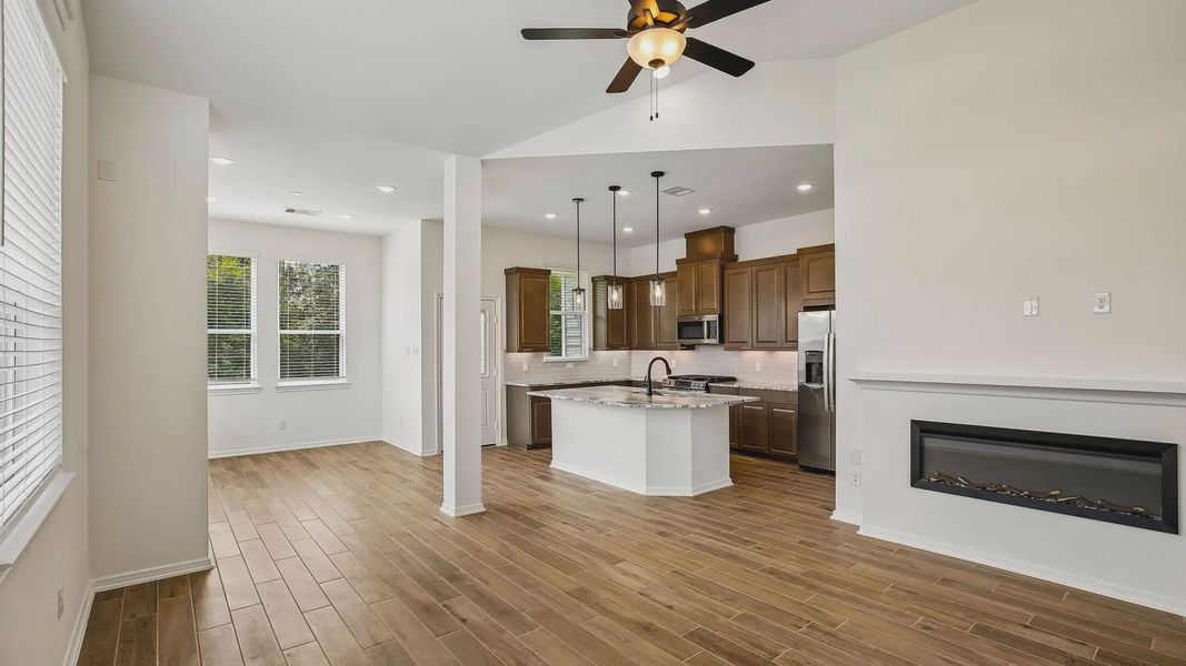 Furnished interior view inside a new home in Woodforest, Montgomery (Image 5).