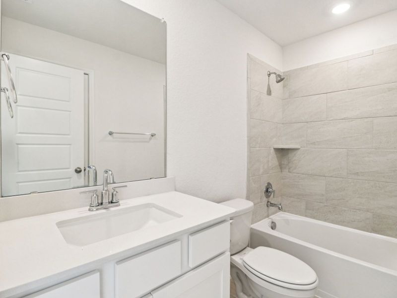 Furnished interior view inside a new home in Sagebrooke - Classic Series, San Antonio (Image 10).