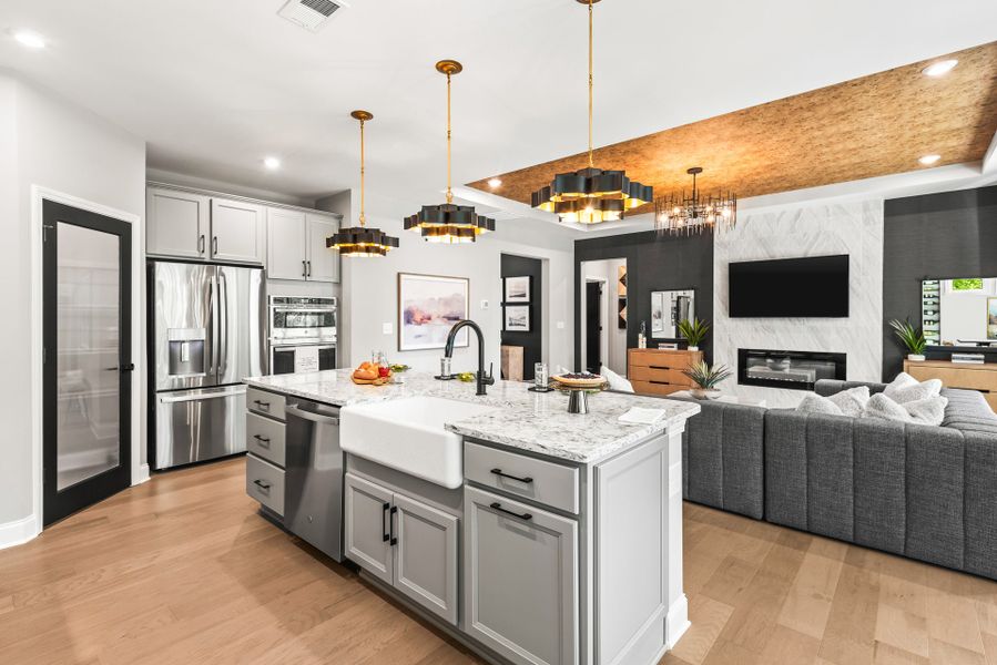 Representative furnished interior of a home built from the Maxwell by Fischer Homes in Easton Park, Dallas (Image 23).