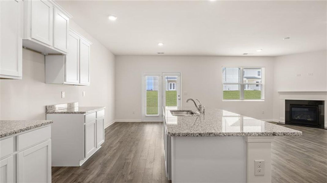 Furnished interior view inside a new home in Champion's Run, Lithonia (Image 4).