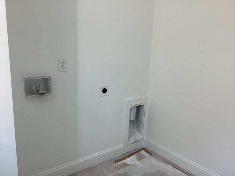 Laundry Room Construction Progress