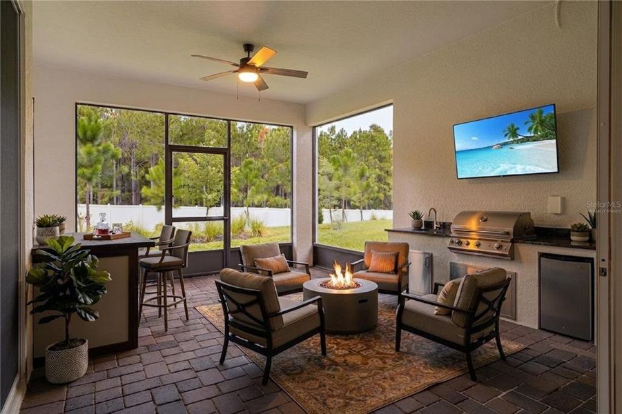 Furnished interior view inside a new home in , Minneola (Image 41). Furnished interior view inside a new home in , Minneola (Image 41).