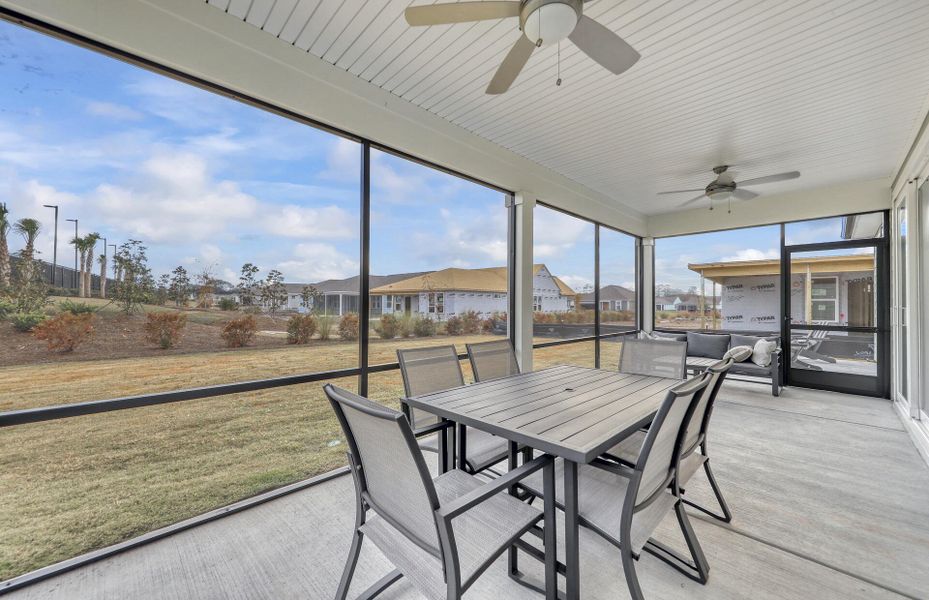 Exterior details and patio area of a home in Nexton, Summerville (Image 2). Exterior details and patio area of a home in Nexton, Summerville (Image 2).