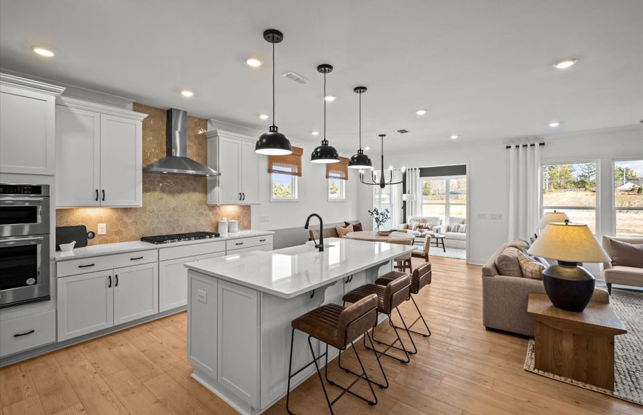 Furnished interior view inside a new home in Cannon Run, Concord (Image 9).
