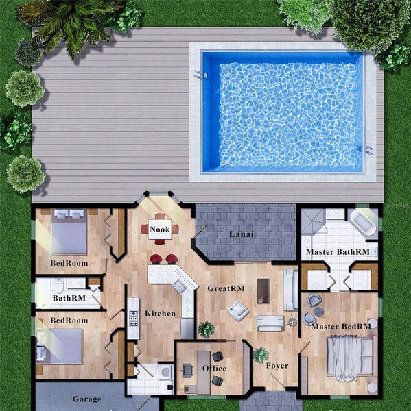 Rendered Image Rendered Image