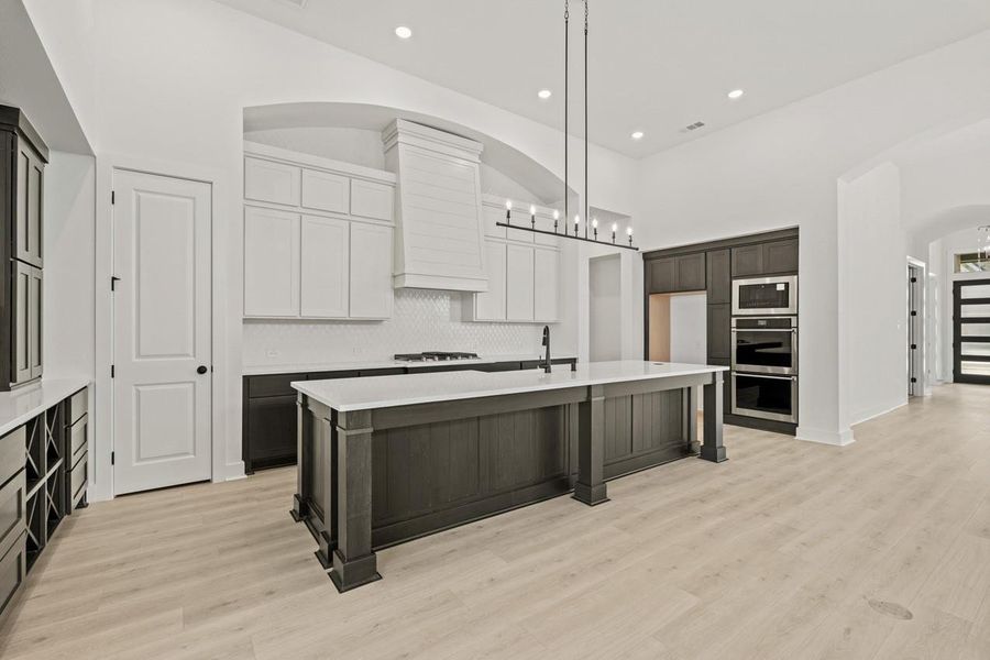 Furnished interior view inside a new home in Elyson: 65ft. lots, Katy (Image 6). Furnished interior view inside a new home in Elyson: 65ft. lots, Katy (Image 6).