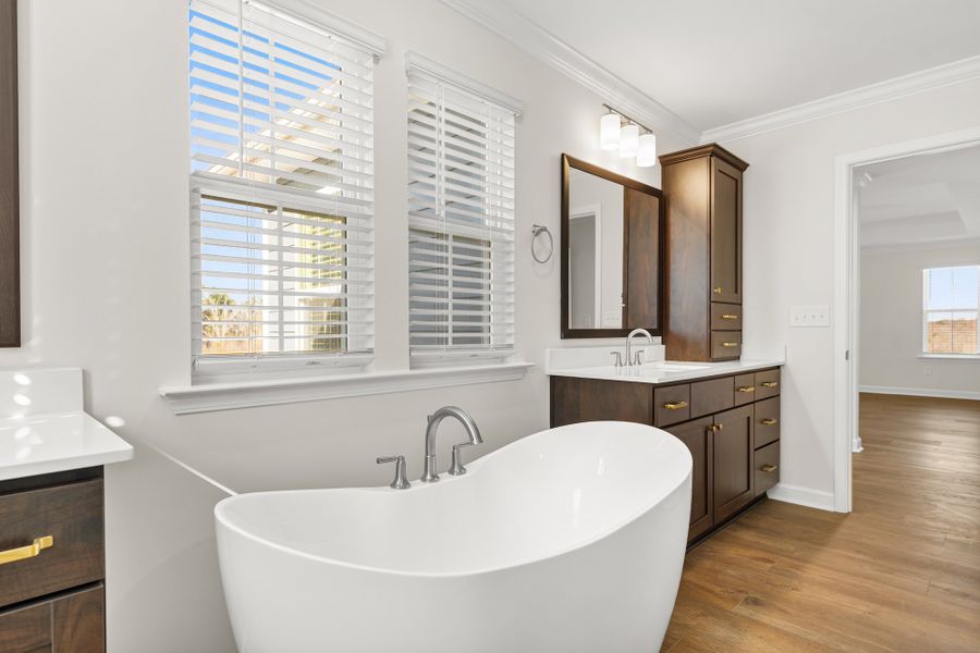 Furnished interior view inside a new home in Cottages at Lake Emory, Inman (Image 12).
