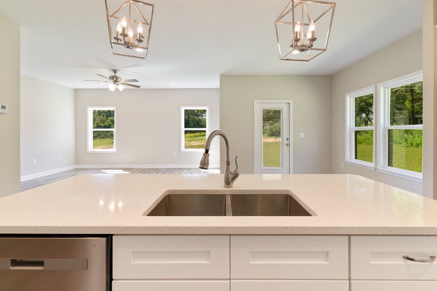 Furnished interior in a model home at Homewood Estates in Crestview (Image 6).