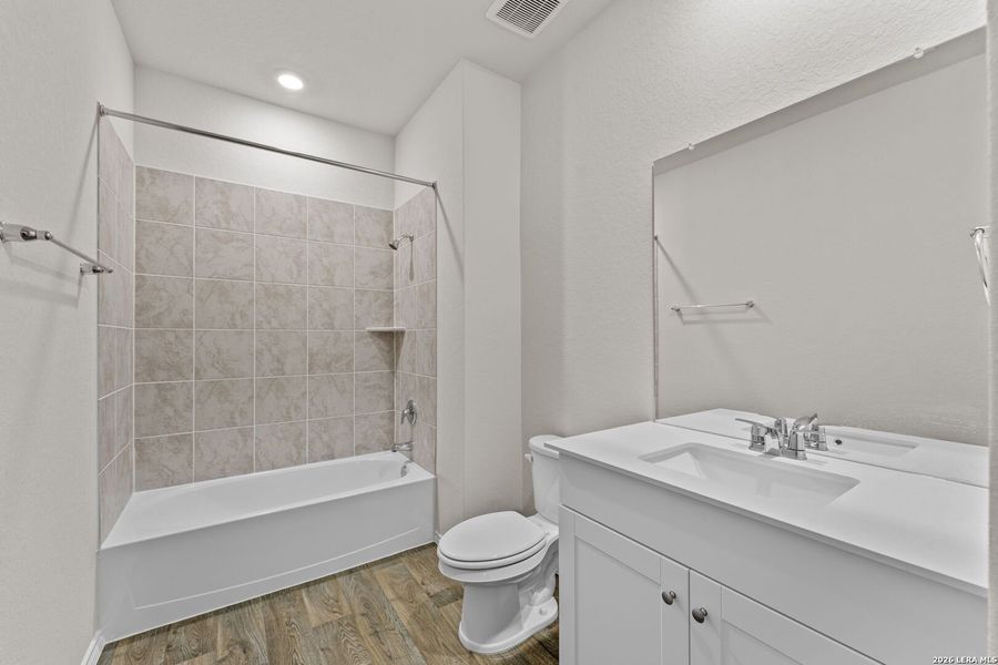 Furnished interior view inside a new home in Laurel Vistas, San Antonio (Image 8).