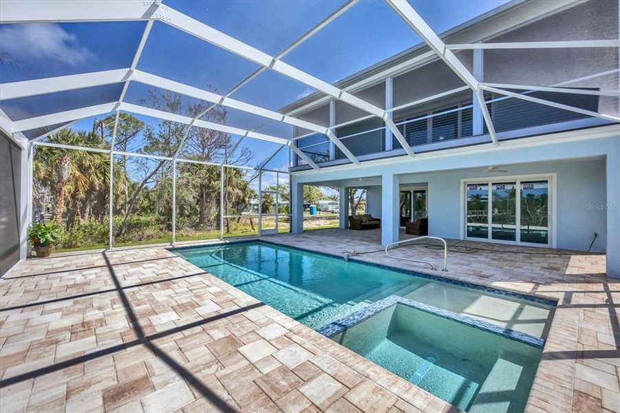 Exterior details and patio area of a home in , Englewood (Image 34).