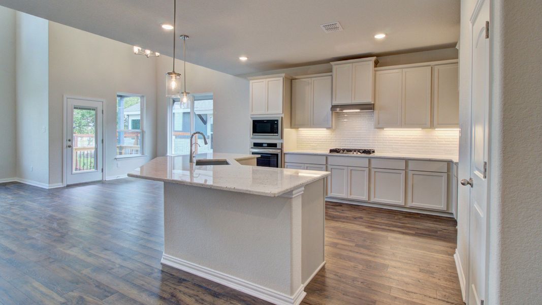 Furnished interior view inside a new home in The Crossvine, Schertz (Image 7).