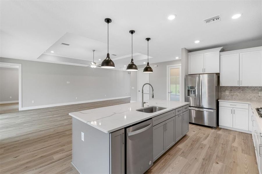Furnished interior view inside a new home in , Brooksville (Image 3).