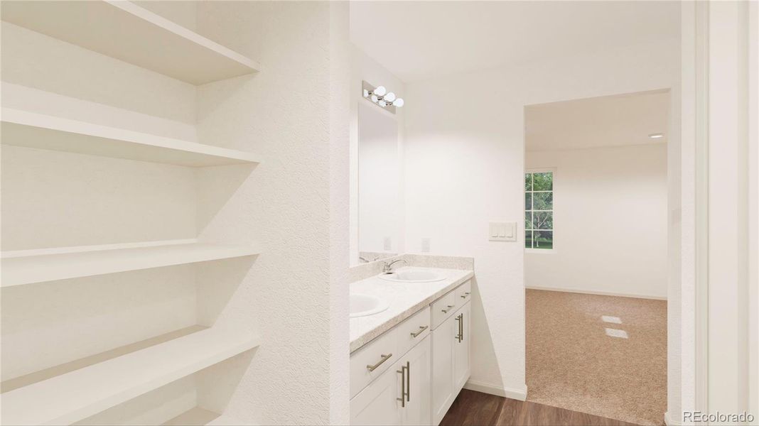 Furnished interior view inside a new home in , Aurora (Image 9).