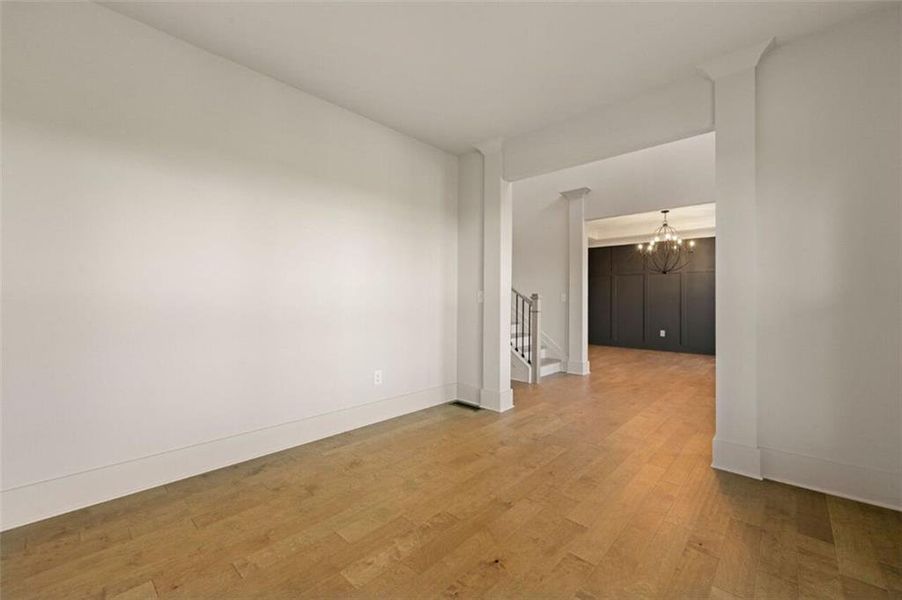 Spacious, unfurnished interior of a new home in Steeplechase, Hoschton (Image 41).