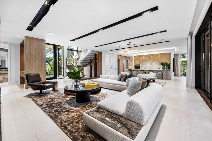 Furnished interior view inside a new home in , Boca Raton (Image 16).