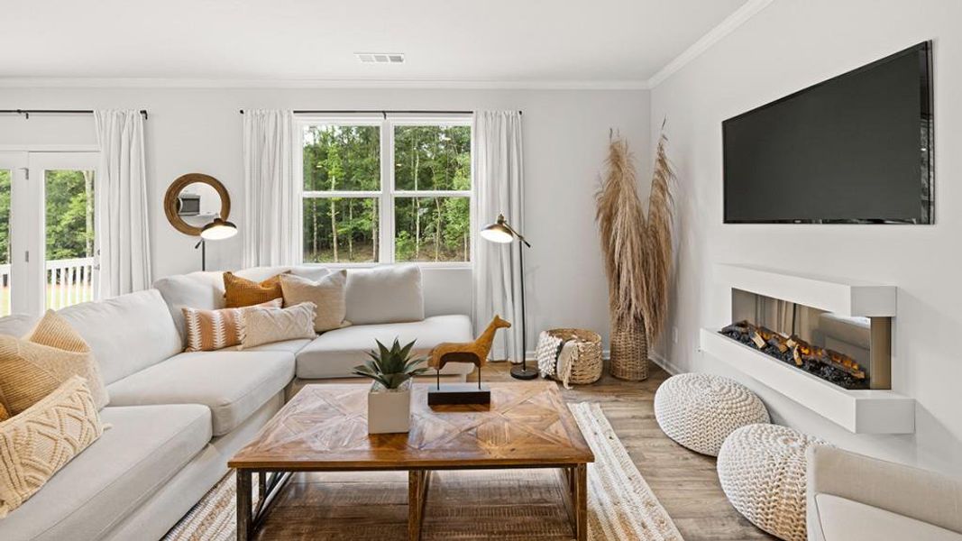 Furnished interior view inside a new home in Braselton Village, Braselton (Image 16). Furnished interior view inside a new home in Braselton Village, Braselton (Image 16).