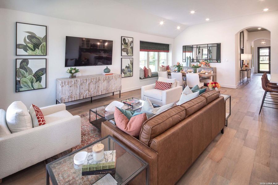 Furnished interior view inside a new home in Davis Ranch, San Antonio (Image 28).