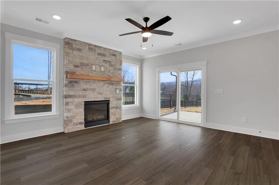 Spacious, unfurnished interior of a new home in Marble Tree, Ball Ground (Image 28).