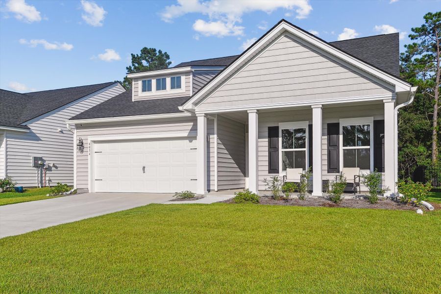 Front exterior of a new home in Saint John's Lake: Arbor Collection, Johns Island, SC, highlighting curb appeal (Image 29).