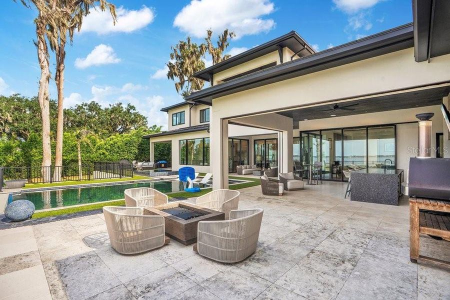 Exterior details and patio area of a home in , Windermere (Image 34).