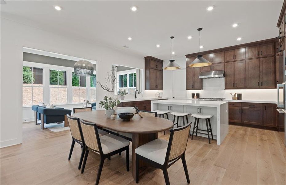Furnished interior view inside a new home in Sterling Pointe, Cumming (Image 11).