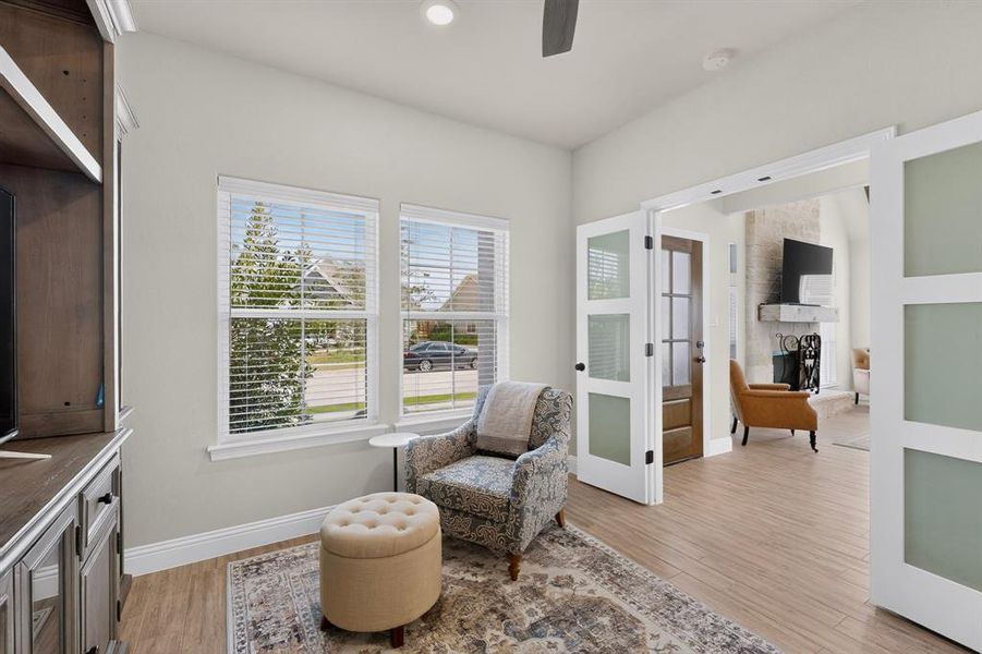 Furnished interior view inside a new home in , Burleson (Image 6).