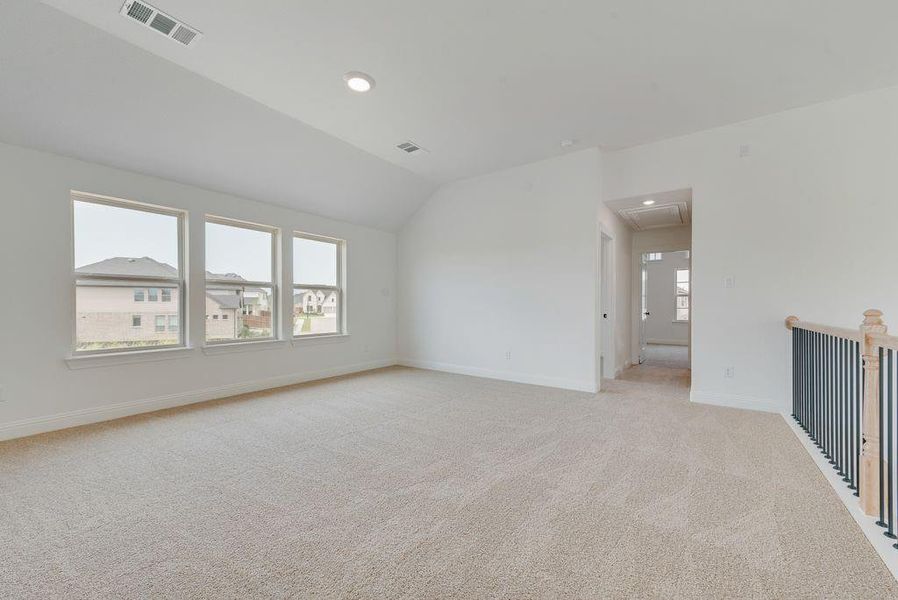 Spacious, unfurnished interior of a new home in Dominion of Pleasant Valley, Wylie (Image 23). Spacious, unfurnished interior of a new home in Dominion of Pleasant Valley, Wylie (Image 23).