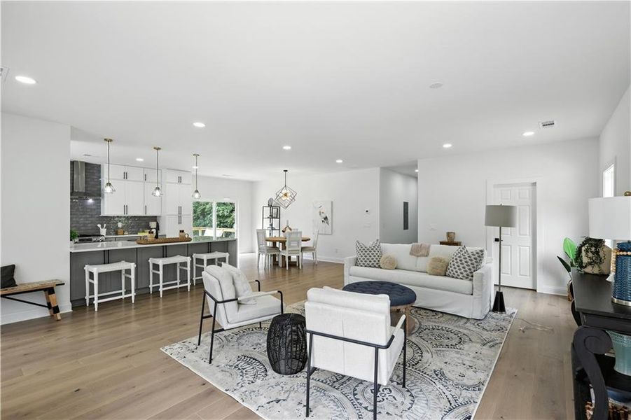 Furnished interior view inside a new home in , Woodstock (Image 7).
